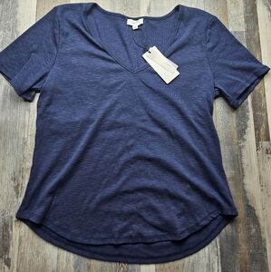 A Loves A NEW Navy Blue Tshirt Women's XL Cotton Blend
